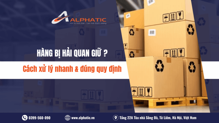 Bị giữ hàng tại hải quan phải làm gì Cách xử lý nhanh và đúng quy định