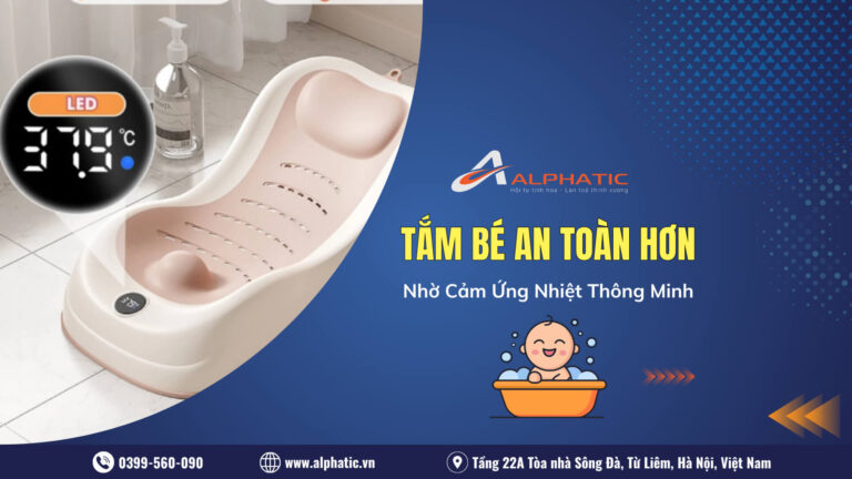Giường Tắm Bé Cảm Ứng Nhiệt Là Gì? 7 Lợi Ích Khiến Nhiều Phụ Huynh Lựa Chọn