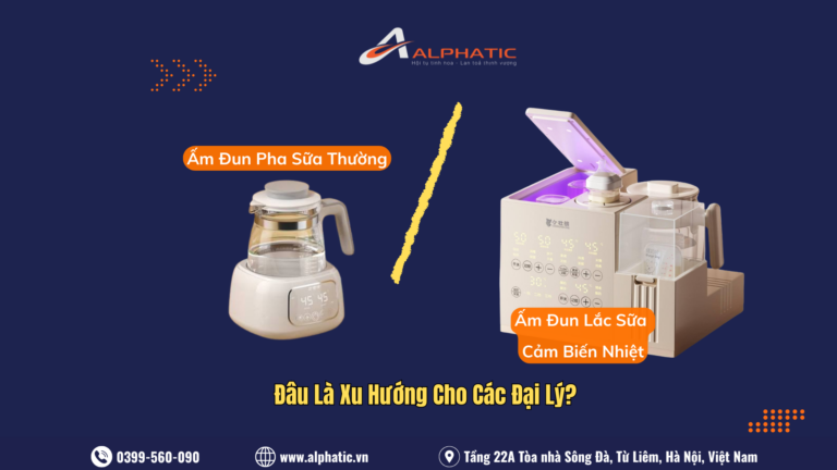 So Sánh Ấm Đun Pha Sữa Thường Và Ấm Đun Lắc Sữa Cảm Biến Nhiệt: Đâu Là Xu Hướng Cho Các Đại Lý?