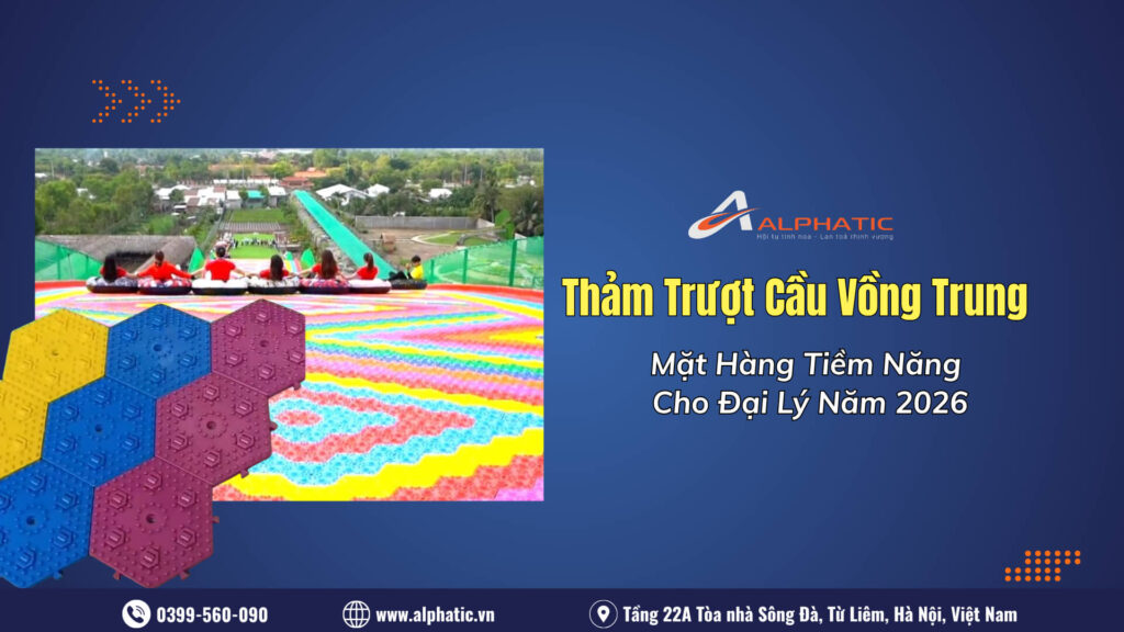Thảm Trượt Cầu Vồng Trung Quốc Có Gì Mà Khiến Đại Lý Đổ Xô Nhập Hàng?
